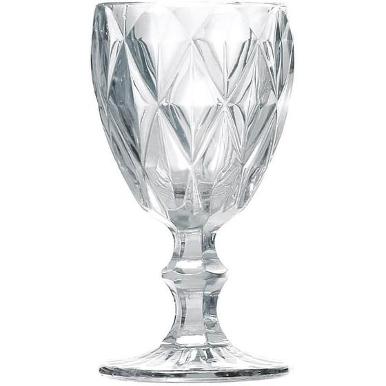 Imagem de Conjunto 6 Taças De Vidro Para Vinho 210Ml Diamond 6472 Lyor