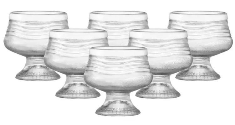 Imagem de Conjunto 6 Taças de Vidro Sobremesa 250ml Crystal Wheaton