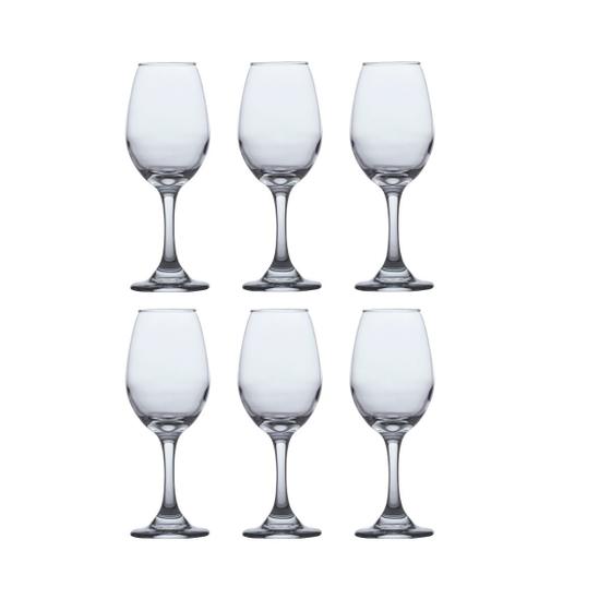 Imagem de Conjunto 6 Taças de Vinho Resistente Degustação Vinho 365ml