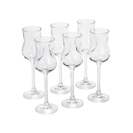 Imagem de Conjunto 6 taças grappa cristal bohemia