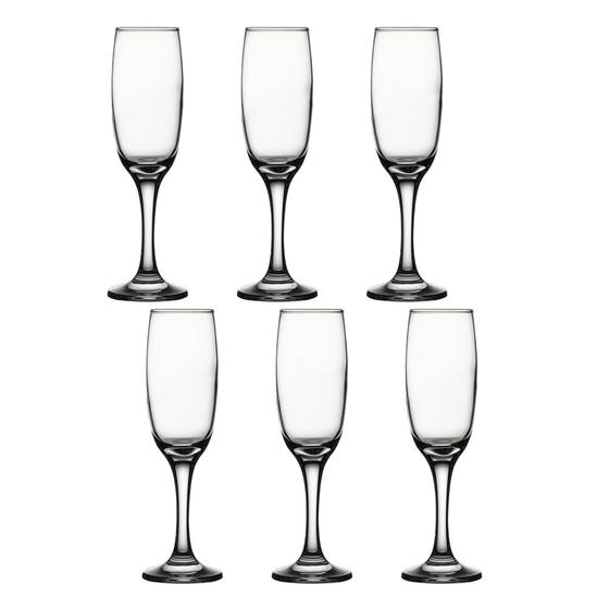 Imagem de Conjunto 6 Taças Vidro Champanhe 190ml Eden