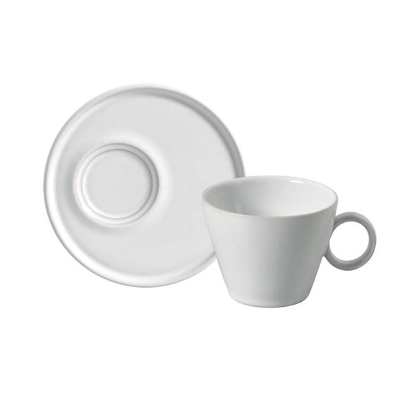 Imagem de Conjunto 6 Xícaras De Chá Neo Com Pires New White 210ml