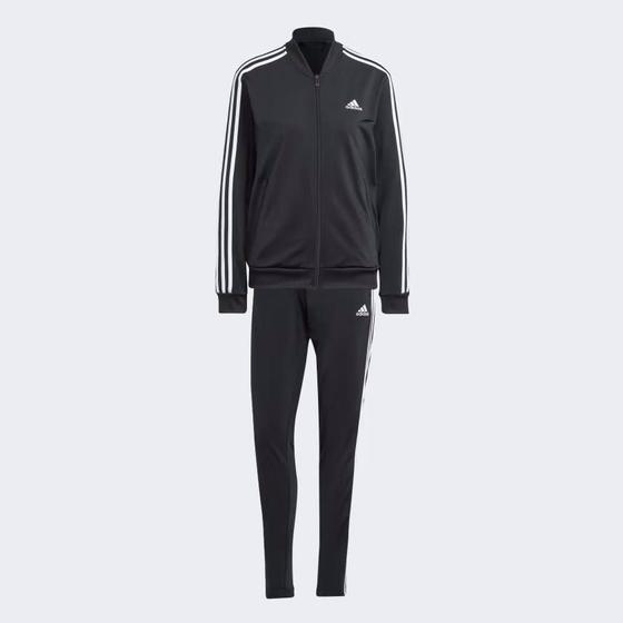 Imagem de Conjunto Adidas 3 Stripes Essential Feminino 8781 Preto