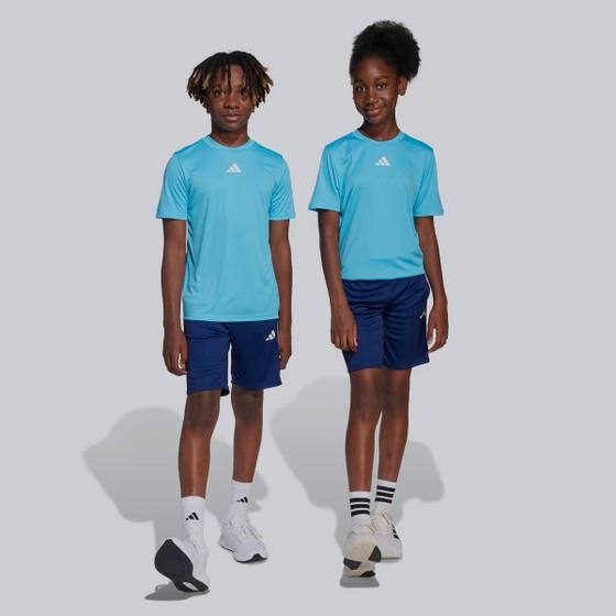 Imagem de Conjunto Adidas 3 Stripes I Juvenil Azul e Marinho