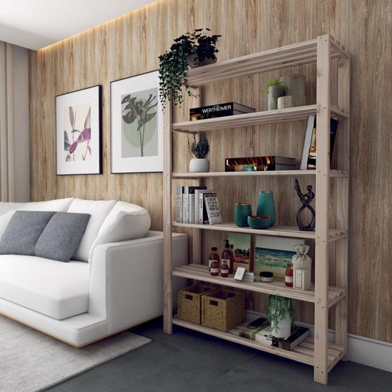 Imagem de Conjunto Aparador 190cm Simples C/ Maleiro Resistente Varanda