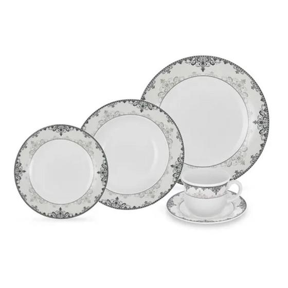 Conjunto Aparelho de Jantar Para Servir 30 Peças Porcelana Menor preço em Conjunto Aparelho de Jantar Para Servir 30 Peças Porcelana