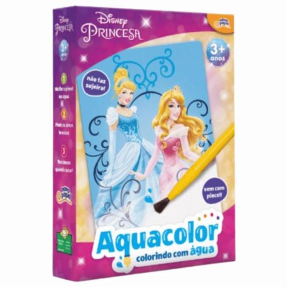 Imagem de Conjunto Aquacolor Princesas Disney Colorindo c/ Agua Toyste