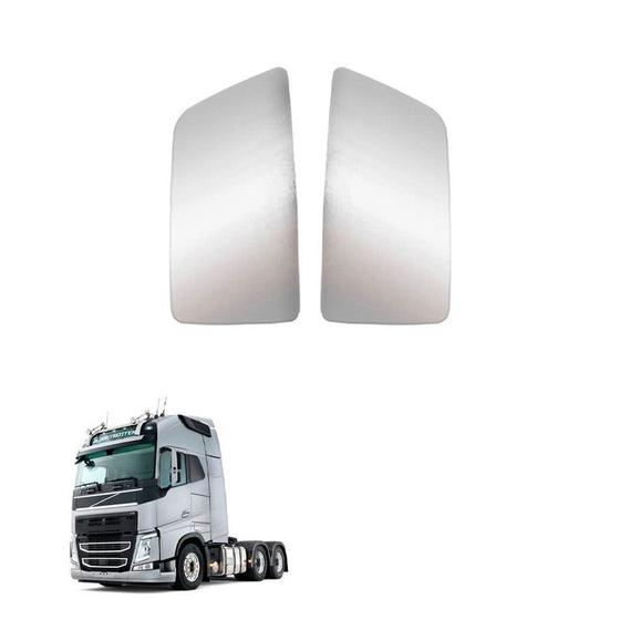 Imagem de Conjunto Base Vidro Volvo FH 2015 2016 2017 2018 Convexo Par