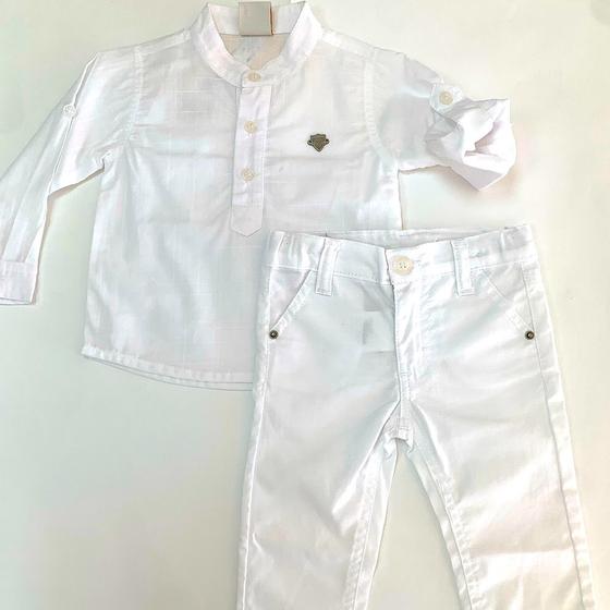 Imagem de Conjunto Bata e Calça Branco