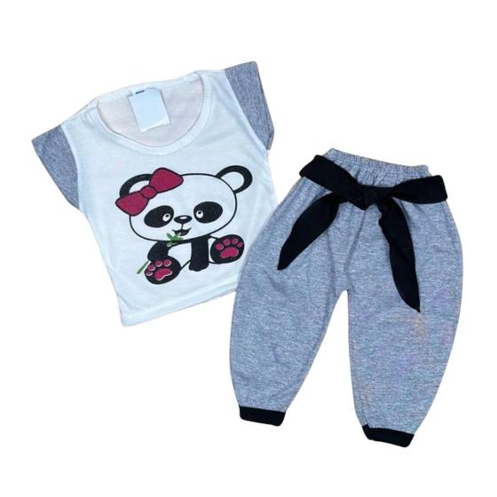 Imagem de Conjunto Bebê Camiseta e Calça Kit 2 Peças