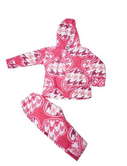 Imagem de Conjunto  bebê infantil menina soft com capuz tam médio