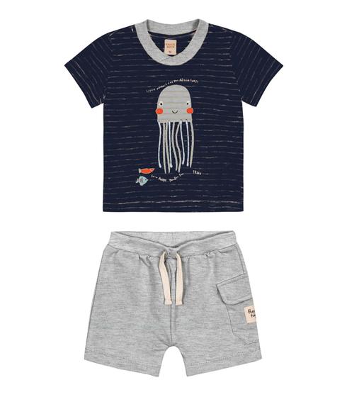 Imagem de Conjunto Bebe Masc Camiseta e Bermuda Trick Nick M ao G