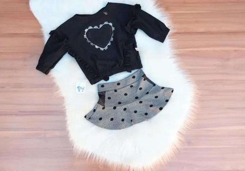 Imagem de Conjunto Bebe Menina 2 Peças Kikixodó Luxo