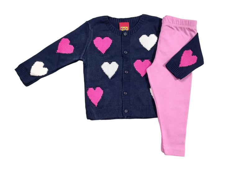 Imagem de Conjunto Bebe Menina Tamanho M e G Big Day/Alenice/Marlan/Abrange/Inverno