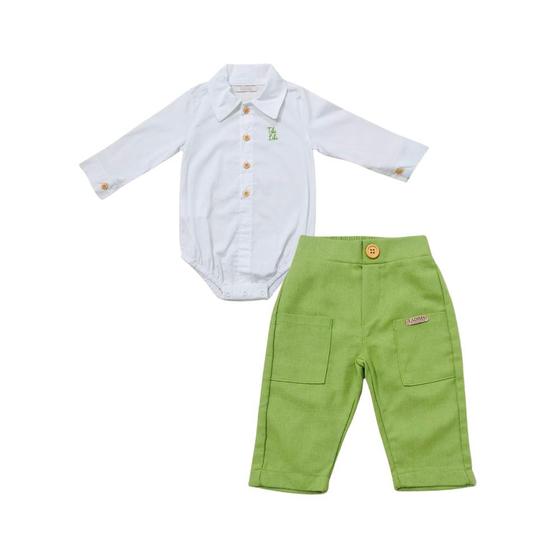 Imagem de Conjunto  Bebê Menino Body Camisa e Calça