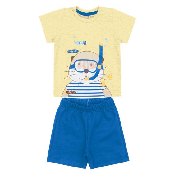 Imagem de Conjunto Bebe Menino Camiseta e Bermuda Hrradinhos 13572