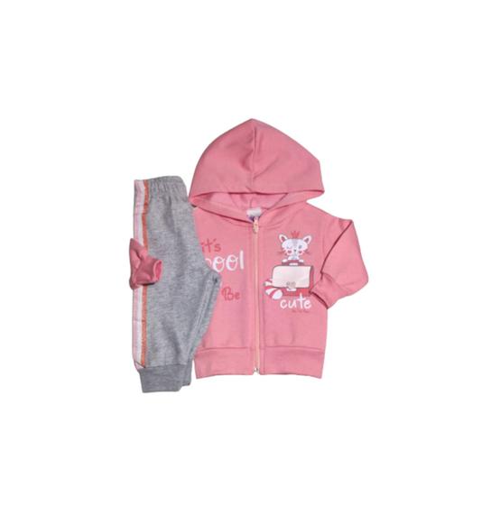 Imagem de Conjunto Bebe Tamanho P Moletom Menina Big Day/Duduka/Elian Inverno