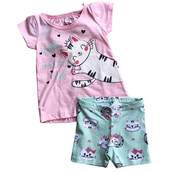 Imagem de Conjunto Bebê Verão Hello Princess 211154 - Elian