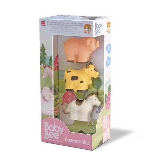 Imagem de Conjunto Bee Toys Fofinhos Animais Fazenda