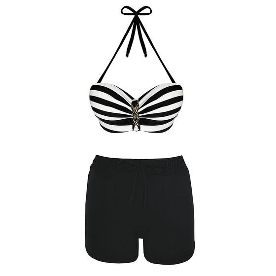 Imagem de Conjunto Biquíni Busto Fivela Com Short Beach