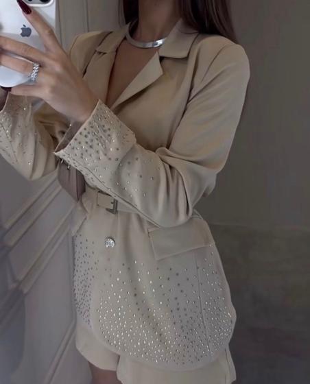 Imagem de Conjunto Blazer com aplicações