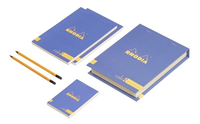 Imagem de Conjunto Blocos De Nota Rhodia The Essential Box Azul