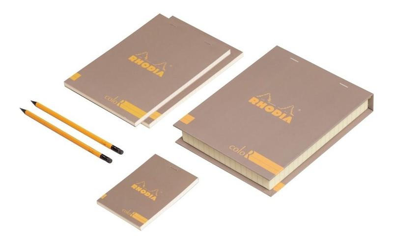 Imagem de Conjunto Blocos De Nota The Essential Box Taupe Rhodia