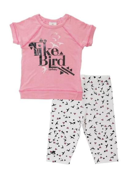 Imagem de Conjunto Blusa e Calça Capri Like Bird Up Baby