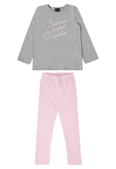 Imagem de Conjunto Blusa e Calça Legging Infantil para Menina Guloseima