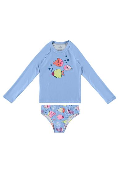 Imagem de Conjunto Blusa e Calcinha Praia Infantil Menina Malwee 101806