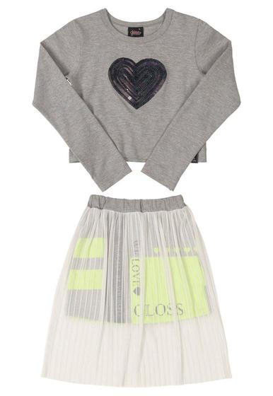 Imagem de Conjunto Blusa e Saia em Tule Gloss