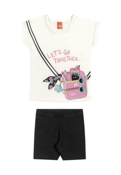 Imagem de Conjunto Blusa em Malha e Shorts Cotton Elian 231645