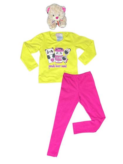 Imagem de Conjunto Blusa ML e Legging Amor Humor A