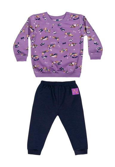 Imagem de Conjunto Blusão e Calça Bebê Menina Bee Loop
