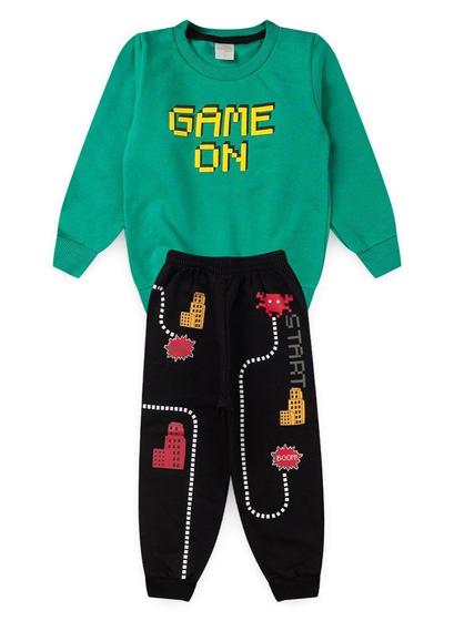 Imagem de Conjunto Blusão E Calça Em Moletom Game On