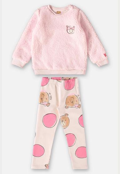 Imagem de Conjunto Blusão e Legging Infantil Menina Up Baby