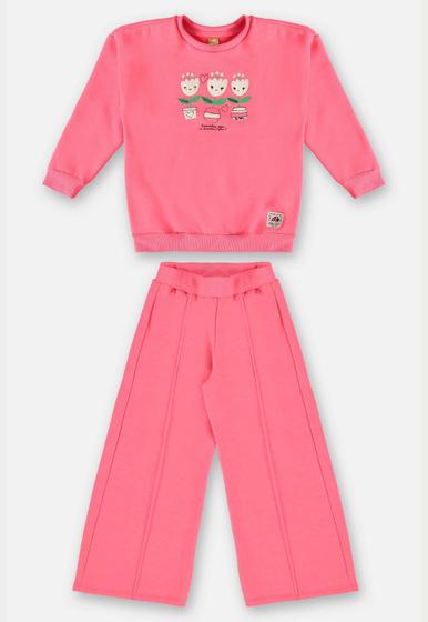 Imagem de Conjunto Blusão e Wide Leg Infantil Menina Up Baby