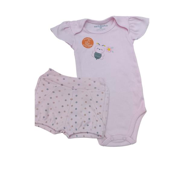 Imagem de Conjunto Body Bebê Infantil  Menina