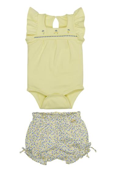 Imagem de Conjunto Body Curto Bebê Menina amarelo Sonho Mágico