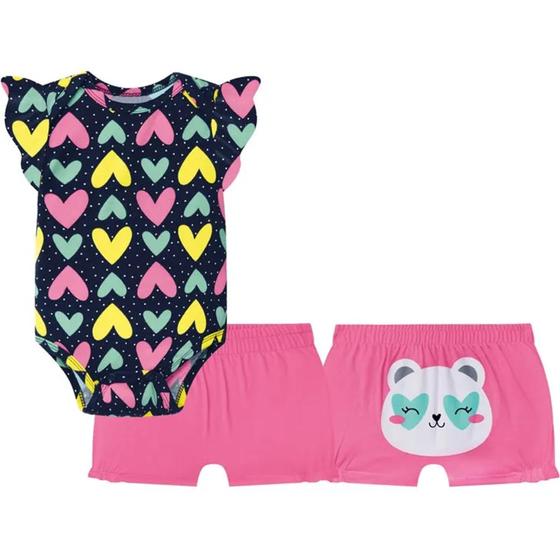 Imagem de Conjunto Body + Shorts Corações da KYLY