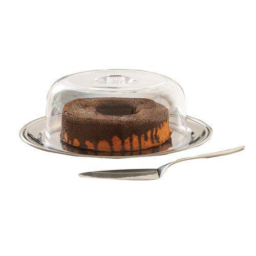 Conjunto Bolo Petúnia 3 Peças Brinox Menor preço em Conjunto Bolo Petúnia 3 Peças Brinox