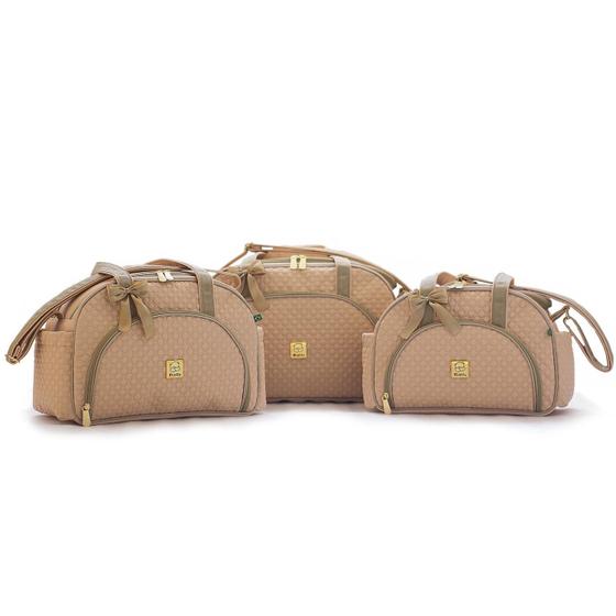 Imagem de Conjunto Bolsas Maternidade Bebe Enxoval Miellu - 4 Peças