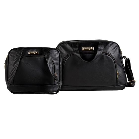 Conjunto Bolsas Maternidade Verona Preto Grão de Gente Menor preço em Conjunto Bolsas Maternidade Verona Preto Grão de Gente
