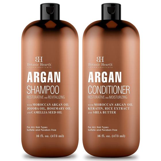 Imagem de Conjunto Botanic Hearth de Shampoo e Condicionador com Óleo de Argan