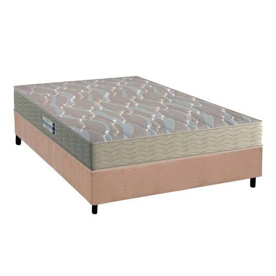Imagem de Conjunto Box Casal: Colchão Anatômico Probel D45/EP Firmepedic ProDormir Advanced Tech2000 + Base CRC Suede Clean(138x188)