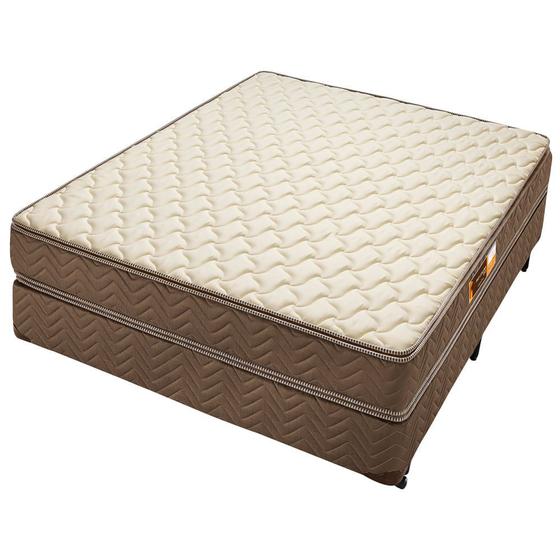 Conjunto Box Casal Espuma D33 Americanflex Pro Coluna II Com Pillow 138x188x66 cm Menor preço em Conjunto Box Casal Espuma D33 Americanflex Pro Coluna II Com Pillow 138x188x66 cm