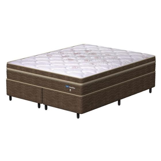 Imagem de Conjunto Box King Mola Probel Guardian (193x203x58cm) Branco