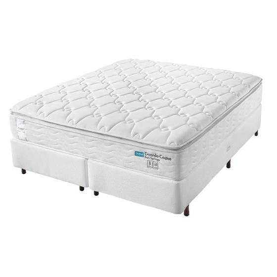 Imagem de Conjunto Box Queen Mola Ensacada Probel Bari (158x198x58cm) Branco