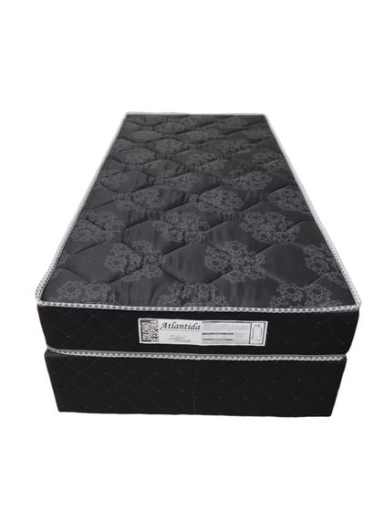 Imagem de Conjunto Box Solteiro Atlântida Double Face com Espuma D33 0,88x1,88x0,58 Preto