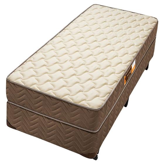 Conjunto Box Solteiro Espuma D28 Americanflex Pro Coluna II 78x188x59cm Imagem de Conjunto Box Solteiro Espuma D28 Americanflex Pro Coluna II 78x188x59cm